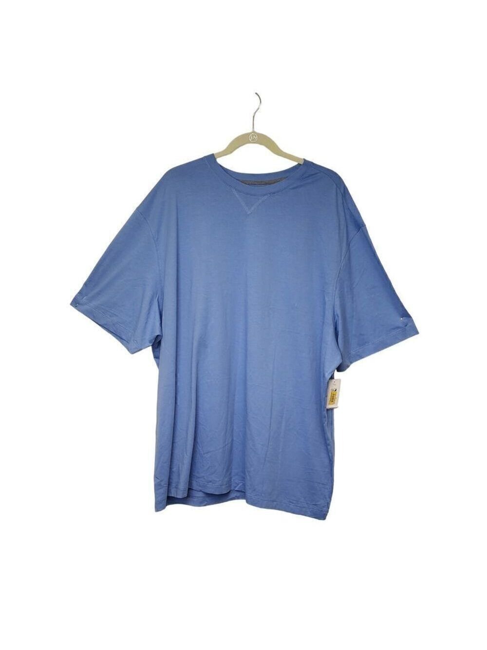 Cremieux Loungewear Blue Crewneck Stretch Short Sleeve T-Shirt 2XB